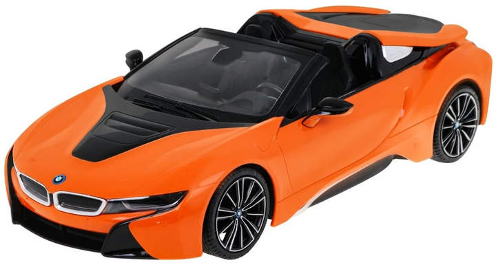 Радіокерований автомобіль BMW i8 Roadster від Rastar масштаб 1:12 з пультом 2.4 GHz Помаранчевий (ZRC.95500.POM) (5903864900644) - зображення 3