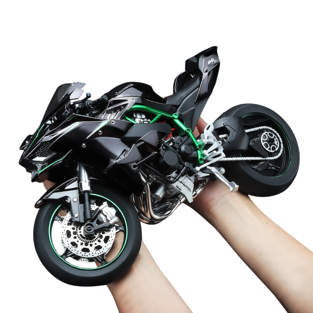 Коллекционная модель мотоцикла Kawasaki Ninja H2R 1:6 - Фото 4 Коллекционная модель мотоцикла Kawasaki Ninja H2R 1:6 - изображение 4