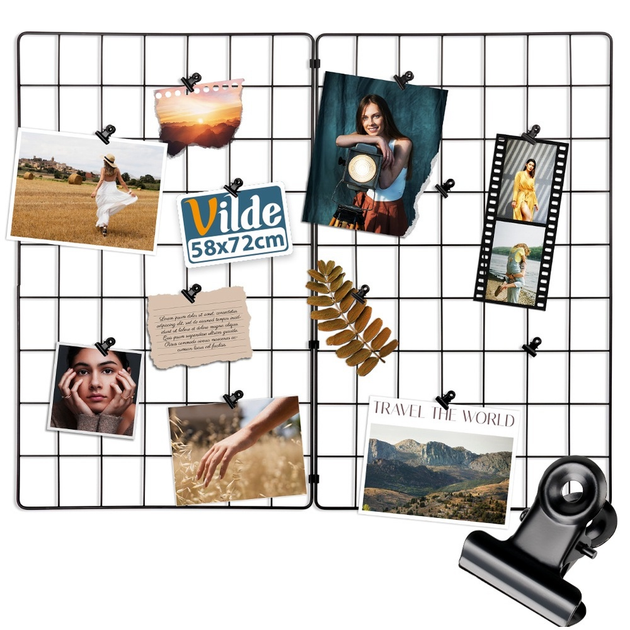 Решітка Vilde для фото металева чорна 58×72 см (5904316496814) - зображення 9