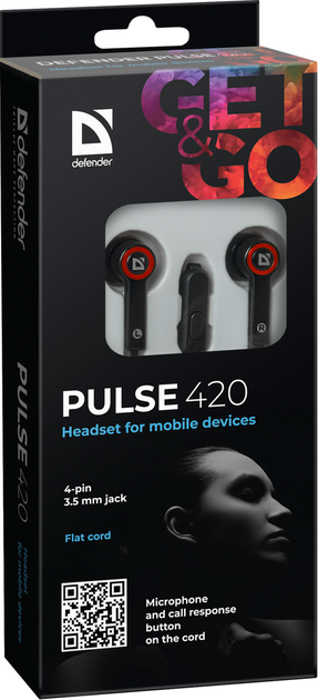 Гарнітура Defender Pulse 420 Red (63424) навушники дротові - зображення 3