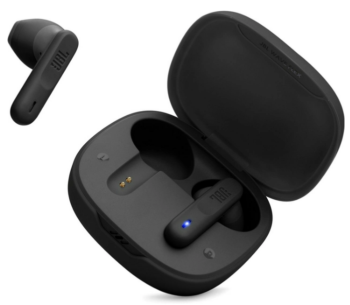 Гарнітура JBL WAVE FLEX Black (JBLWFLEXBLK) навушники вакумні - изображение 2