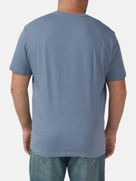 Футболка бавовняна довга чоловіча s.Oliver 10.3.16.12.130.2174720-5363 5XL Світло-синя (4099978349217) - зображення 2