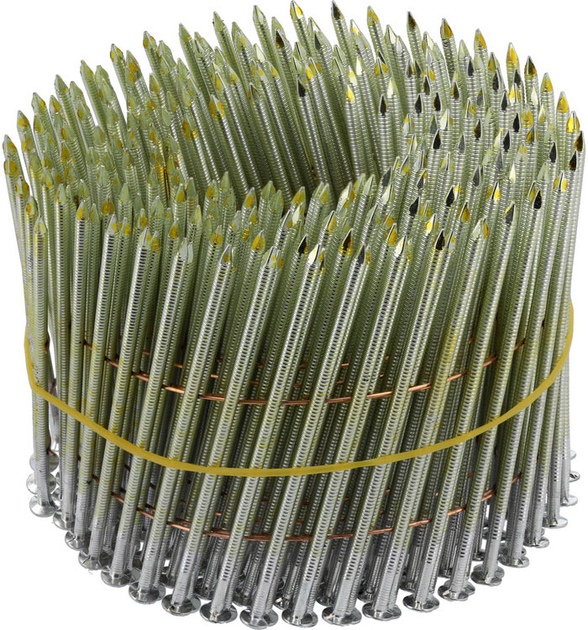 Gwoździe bębnowe VOREL do pistoletu pneumatycznego 90 mm Ø 2.8 mm 15-16˚ 3000 szt (YT-09212) - obraz 3