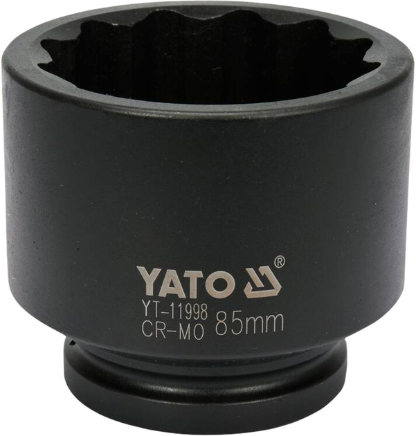 Głowica YATO 12-kl. nasadowa udarowa 1" 85 x 102 mm (YT-11998) - obraz 1