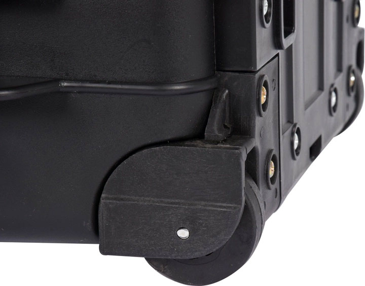 Szczelna uderzenioodporna skrzynka na narzędzia YATO na kółkach 559 x 351 x 229 mm z polipropylenu (YT-08905) - obraz 3