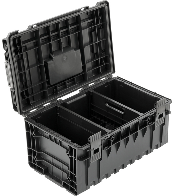 Skrzynka na narzędzia YATO modułowa 32V S1 2 przegrody 584x385x295 mm plastikowa (YT-091691) - obraz 2