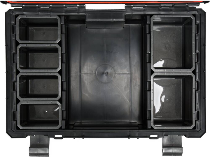 Skrzynka na narzędzia YATO modułowa 32V S1 2 przegrody 584x385x295 mm plastikowa (YT-091691) - obraz 5