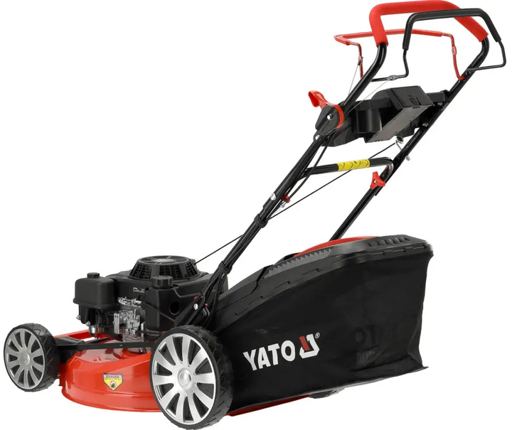 Kosiarka spalinowa YATO z napędem 4.5 kW szerokość cięcia Ø= 56 cm kosz 62 l (YT-85537) - obraz 3