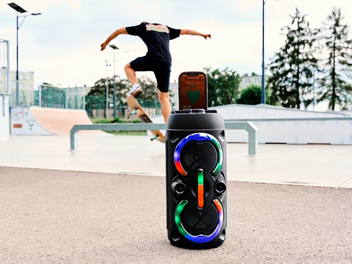 Портативна колонка Tracer Powervox P1 TWS BT 20W RGB Black (TRAGLO47687) - зображення 8