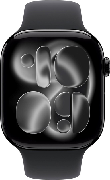 Смарт-годинник Apple Watch Series 11 GPS + Cellular 42mm Aluminium Case with Black Sport Band S/M Jet Black (MF834) - зображення 2