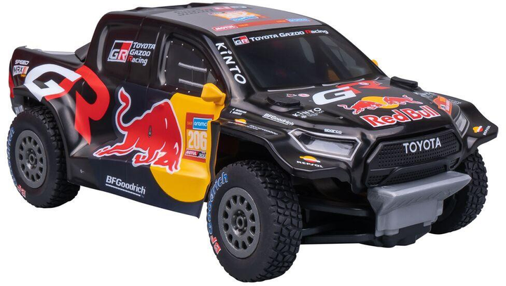 Радіокерований транспорт NIKKO Toyota GR Dakar #206 Lucas Moraes масштаб 1:18 (4894716105939) - зображення 3