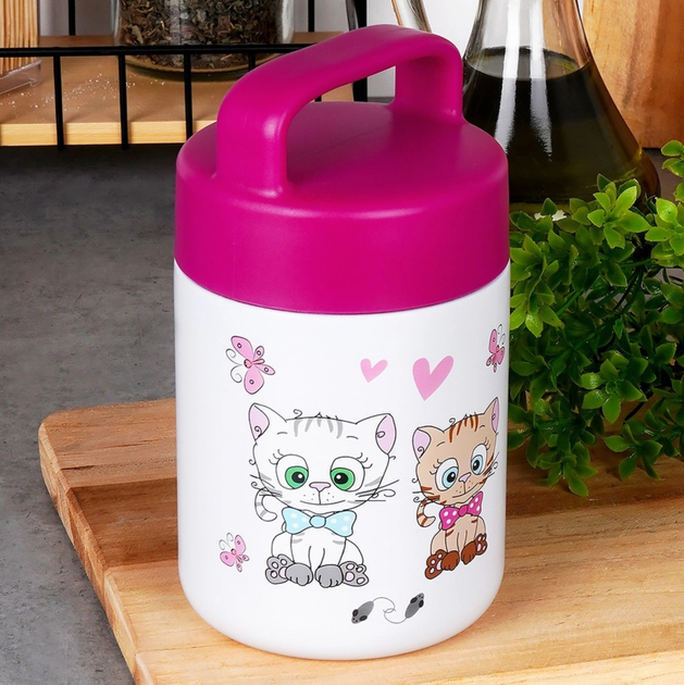 Termos obiadowy Orion Kotek stalowy 480 ml (8592381174750) - obraz 4