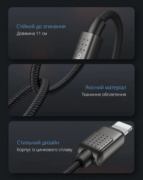 Кабель-переходник-усилитель звука Mcdodo для Apple iPhone, iPad с разъемом Lightning / Audio наушники 3,5 мм (mini-jack) DAC / ЦАП / адаптер, внешняя звуковая карта (11 см) - изображение 5