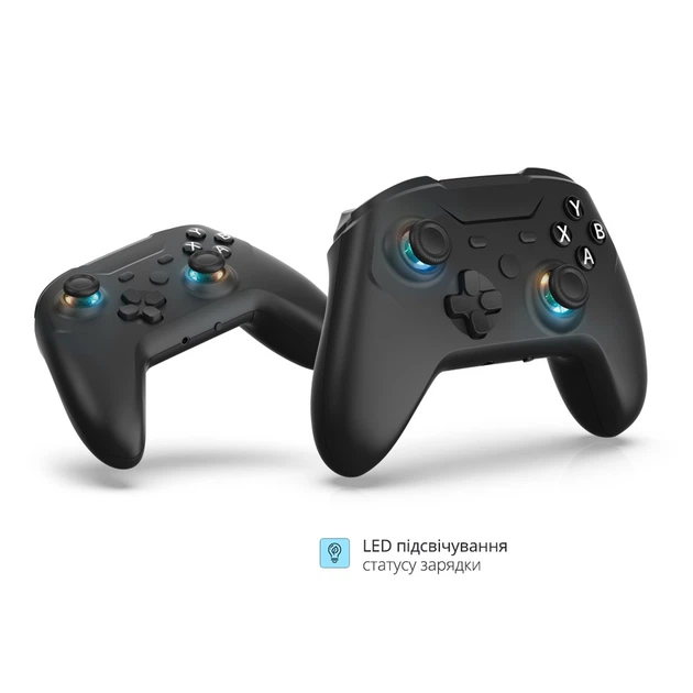 Беспроводной геймпад DOBE (2.4GHz USB-A ресивер, USB Type-C переходник) для консоли Valve Steam Deck / Nintendo Switch (NS OLED) / ПК, ноутбука / Android / накладки на стики контроллера, джойстика - изображение 8