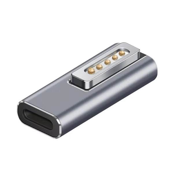 Адаптер переходник USB Type-C / MagSafe 2 (T-тип) 45W|60W|85W|100W для MacBook Pro 15" (2012–2015), MacBook Pro 13" (2012–2015), MacBook Air (2012–2017) / PD - изображение 2