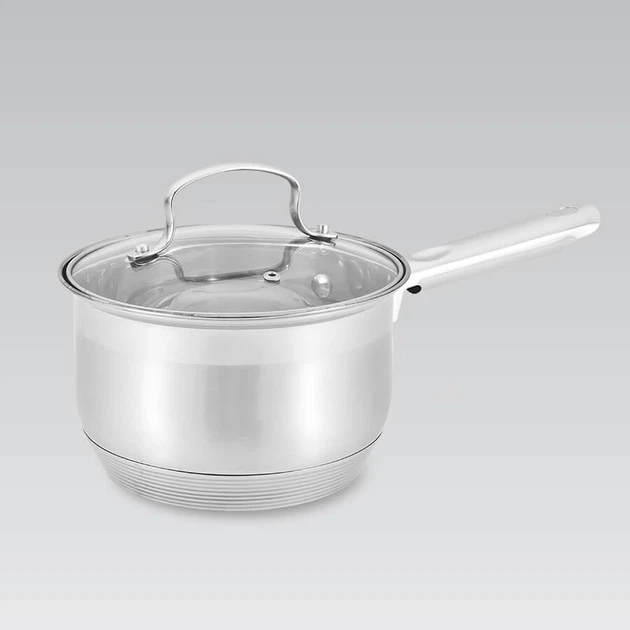 Ківш з кришкою Maestro MR-3512-16S - Фото 1 Ківш з кришкою Maestro MR-3512-16S - зображення 1