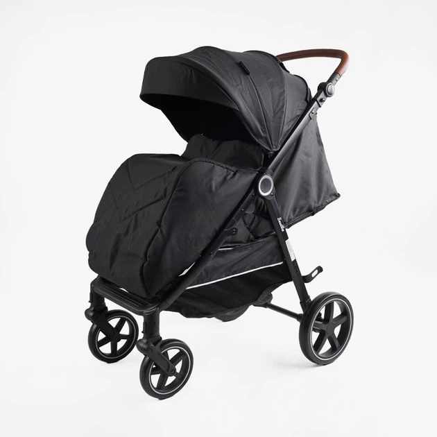 Детская прогулочная коляска "JOY" Sevillia (S-62892) черный - изображение 2