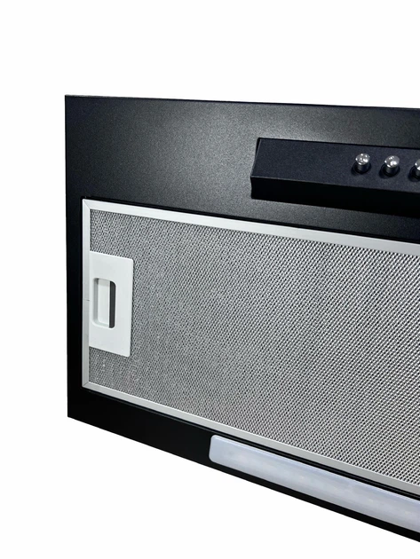 Витяжка повновбудована BORGIO SLIM-BOX 52 Black-Eco (52 см, 850 м3/год, чорна) - изображение 6