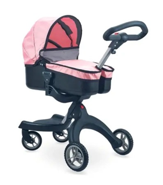 Візочок для ляльок Swede з гондолою та регульованою ручкою Q9617 (5902496202492) - зображення 1