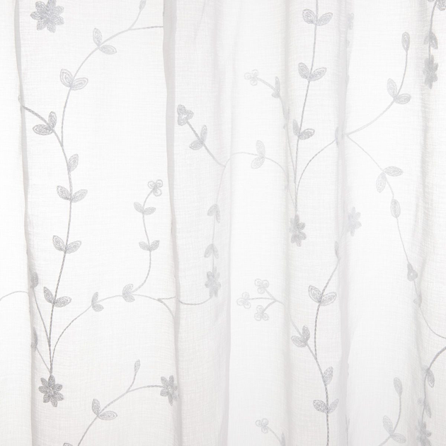 Фіранка Homla Mossia з листяним принтом біла 140x250 см (5904183856797) - зображення 4