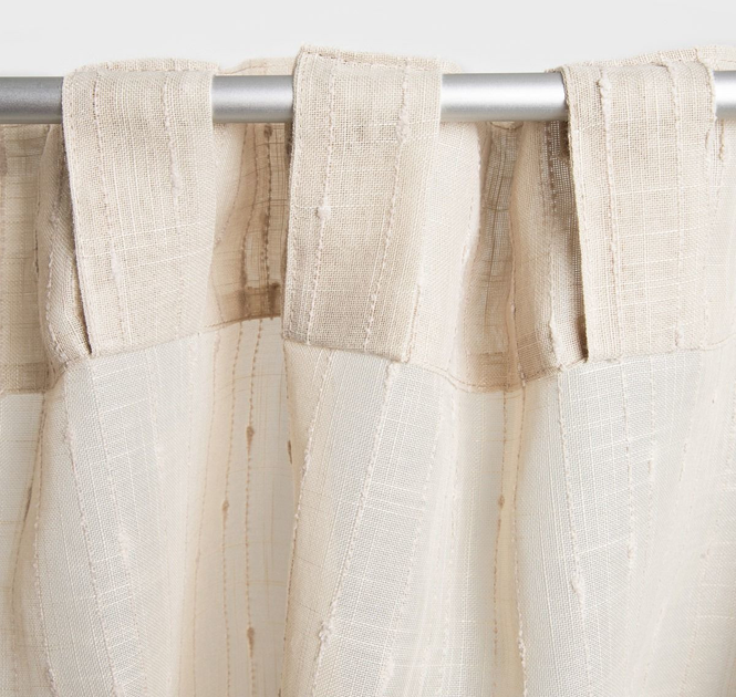 Фіранка Homla Nisa з тисненням бежева 140x250 см (5906496742477) - зображення 2