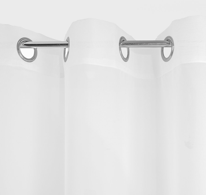 Фіранка Homla B2 Essentials Swiss на кільцях біла 300x160 см (5906496717765) - зображення 2