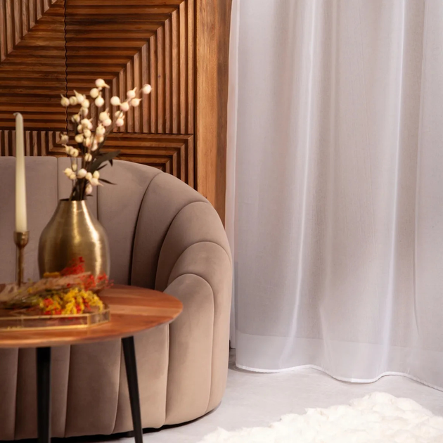 Фіранка Homla B2 Essentials Swiss з тасьмою біла 300x250 см (5906496717734) - зображення 7