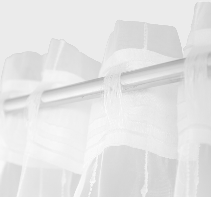 Фіранка Homla B2 Essentials жакардова з тасьмою біла 140x250 см (5906496717680) - зображення 3