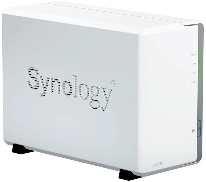 Мережеве сховище Synology DiskStation DS223j до 36 ТБ / 1 ГБ DDR4 / Realtek RTD1619B / USB 3.2 / RJ-45