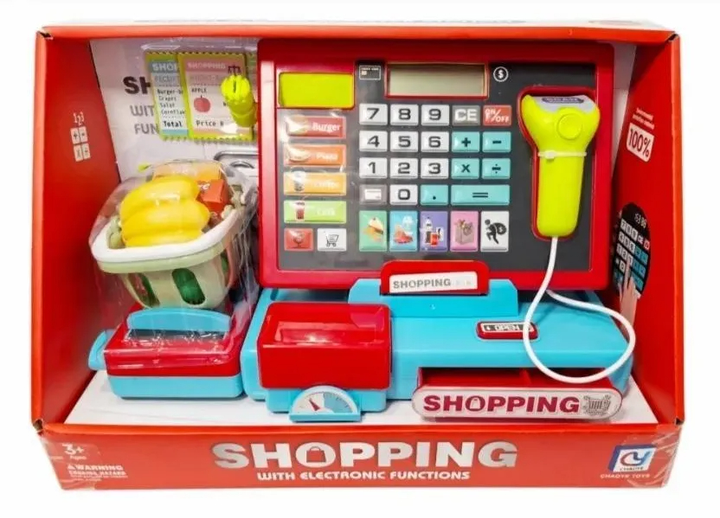 Касовий апарат Swede з кошиком і аксесуарами (Q12405) (5902496212743) - зображення 1