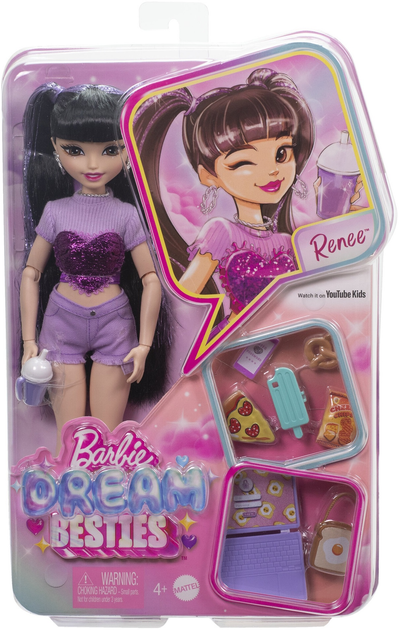 Lalka Barbie Dream Besties Modowa Renee (0194735243303) - obraz 1