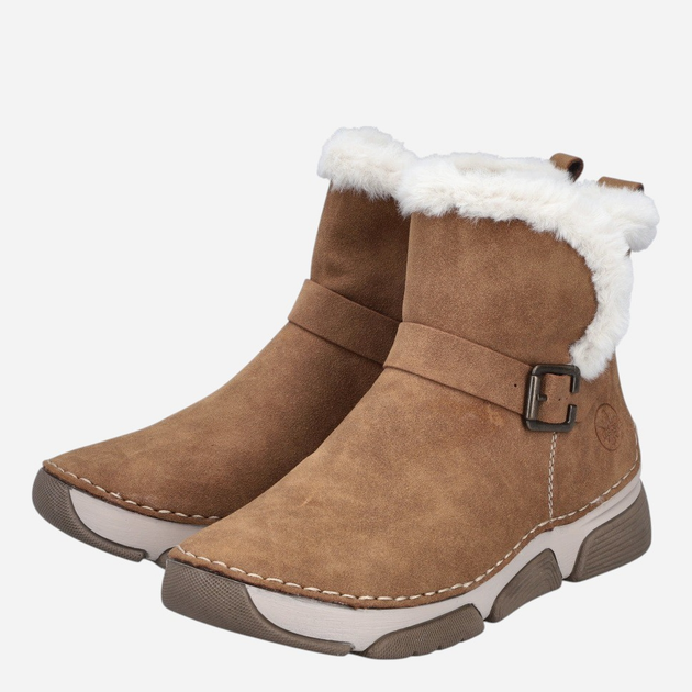 Zimowe kozaki damskie ocieplane Rieker 45966-20 38 (5UK) Brązowe (4061811930852) - obraz 2