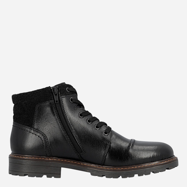 Trzewiki męskie skórzane Rieker 32020-00 46 (11UK) Czarne (4061811894031) - obraz 3