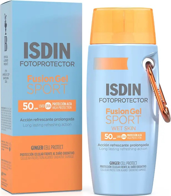 Сонцезахисний крем Isdin Fotoprotector Fusion Gel Sport SPF 50 100 мл (8429420309531) - зображення 2