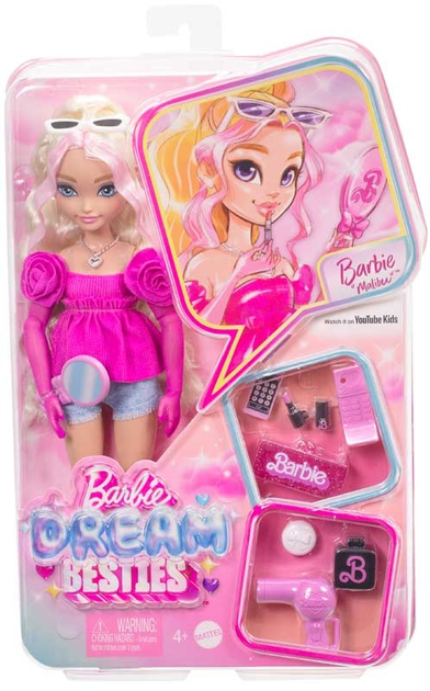 Лялька Barbie Dream Besties Малібу (0194735243266) - зображення 1