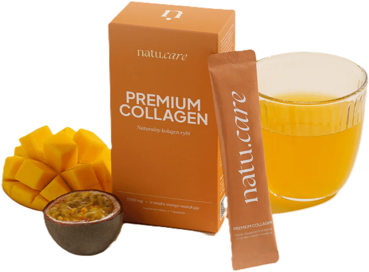 Suplement diety Natu.Care Collagen Premium 5000 mg 7 saszetek Magno-marakuja (5905943691306) - obraz 1