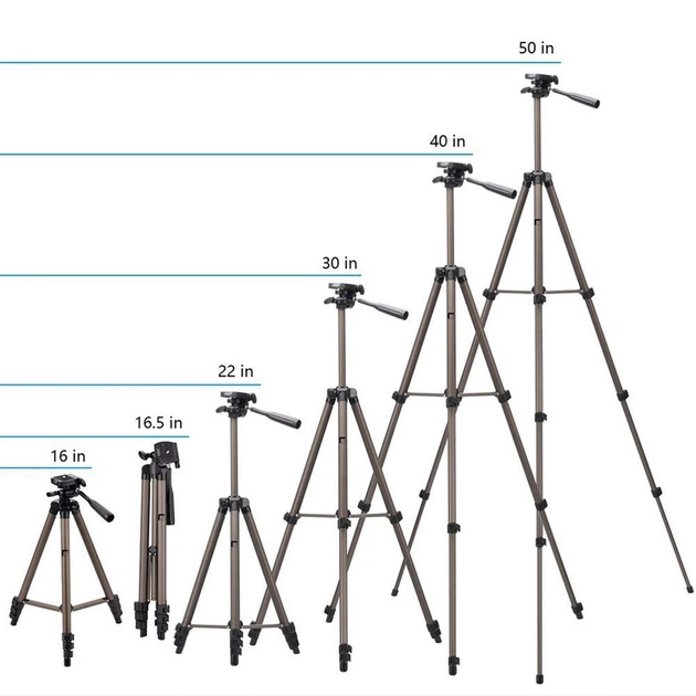 Тринога MediaLab WT-3130 (0,4m-1,25m/2,0 kg) Black (36186) - зображення 2