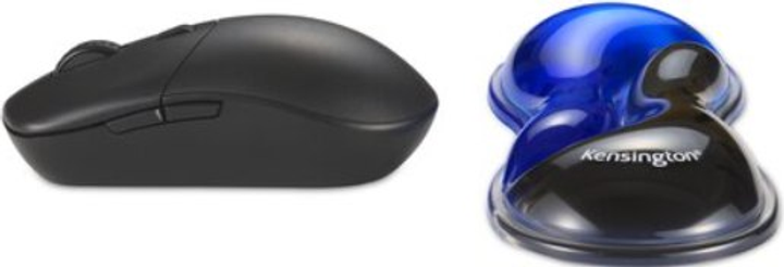 Підставка під зап'ястя Kensington Slim Duo Gel Mouse Wrist Rest Blue (K62439WW) - зображення 4