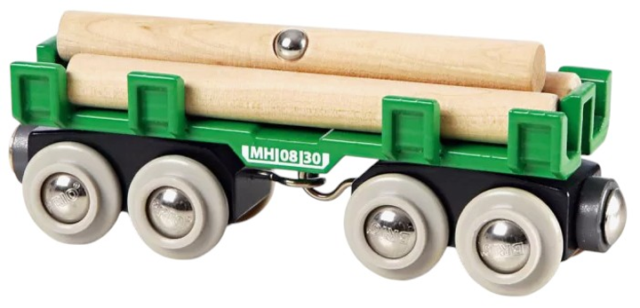 Залізниця Brio 33696 Вагон для завантаження деревини (7312350336962) - зображення 2