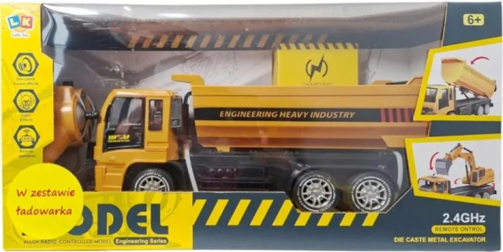 Ciężarówka wywrotka zdalnie sterowana Swede G7834 (5902496216475) - obraz 1