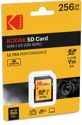 Карта памяти Kodak SD 256 GB U3/V30/A1 - изображение 6