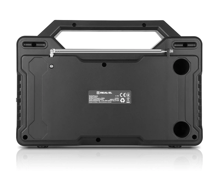 Портативный радиоприемник REAL-EL X-703 black - изображение 7