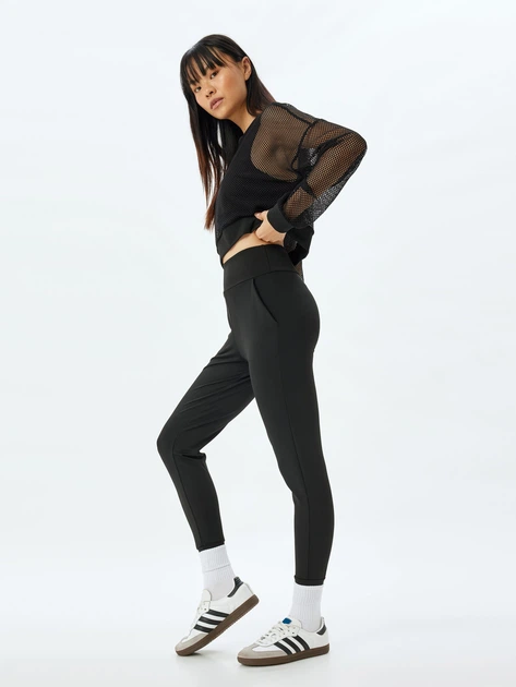 Спортивные штаны женские Koton 5WAK40123NK M Черные (8684288642460) - изображение 4