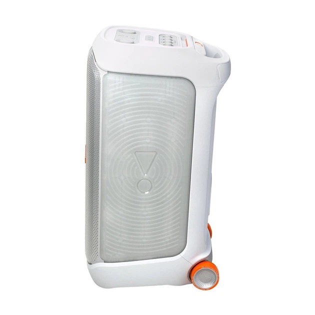 Акустическая система портативная JBL серии Party Box Stage 320 (JBLPBSTAGE320SWEP), двухполосная, 240 Вт, 18 часов автономн. работы, Bluetooth 5.4, подсветка, IPX4, белый - изображение 5