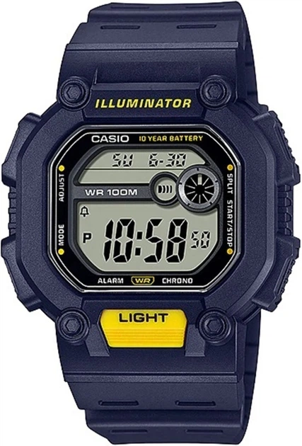 Мужские часы CASIO W-737H-2A - Фото 1 Мужские часы CASIO W-737H-2A - изображение 1