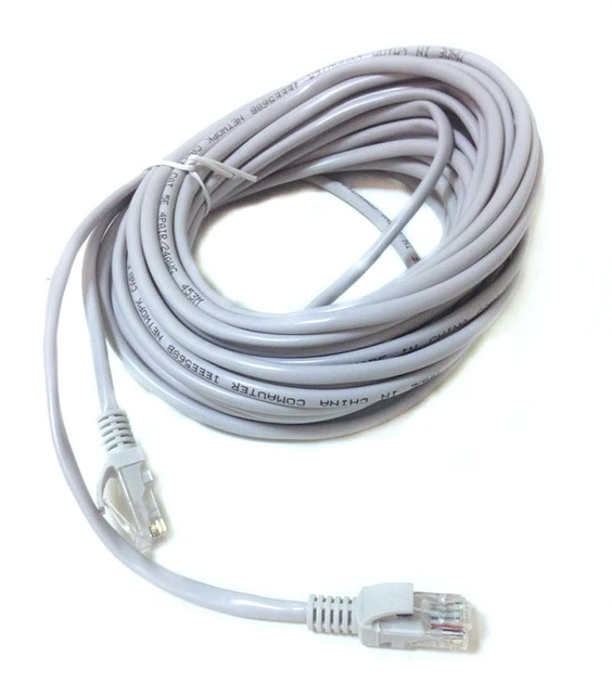 Патч Корд LAN 20 метр UTP Высокоскоростной сетевой Ethernet кабель для интернета передачи данных (0_35282) - Фото 10 Патч Корд LAN 20 метр UTP Высокоскоростной сетевой Ethernet кабель для интернета передачи данных (0_35282) - изображение 10