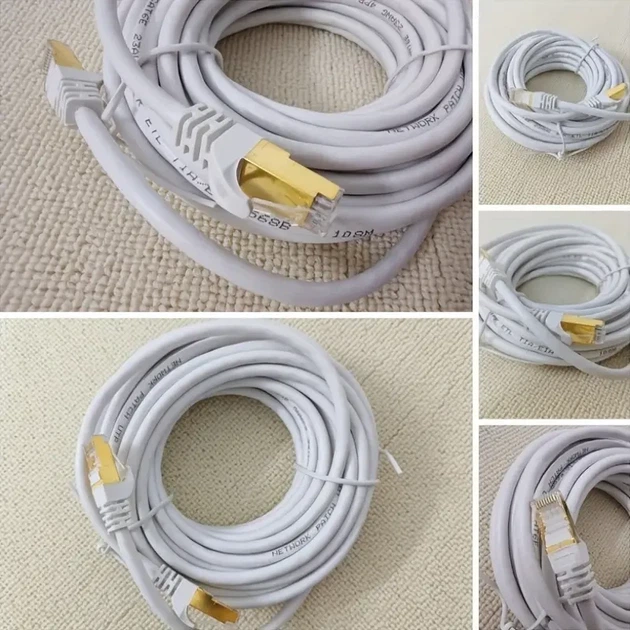 Патч корд CAT5e 7 м UTP Сетевой Кабель для Интернета (0_61527) - Фото 1 Патч корд CAT5e 7 м UTP Сетевой Кабель для Интернета (0_61527) - изображение 1