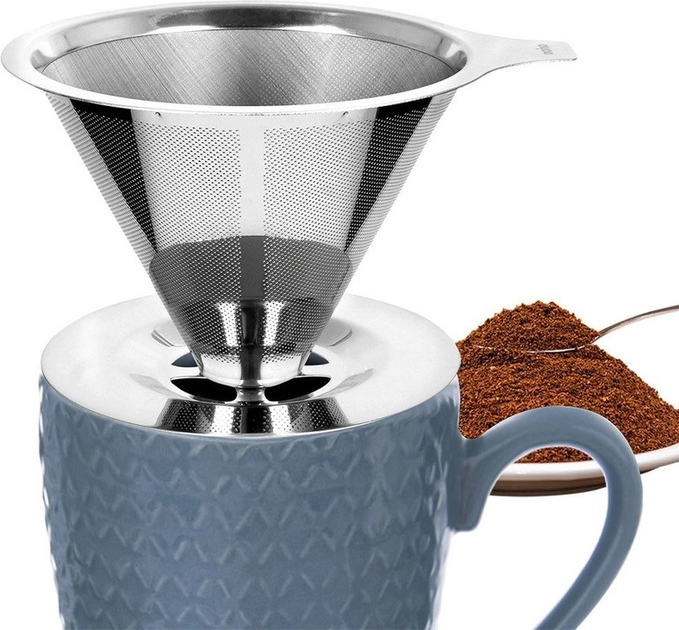 Фільтр для заварювання кави Orion сталевий 10 см (8592381179601) - зображення 6