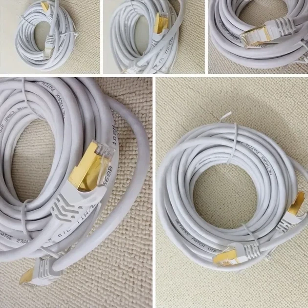 Патч Корд LAN Кабель от роутера 20м CAT5e UTP RJ45 (0_32248) - Фото 2 Патч Корд LAN Кабель от роутера 20м CAT5e UTP RJ45 (0_32248) - изображение 2