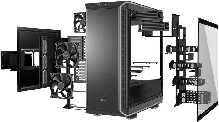 Корпус be quiet! Dark Base Pro 900 Rev.2 Silver (BGW16) - Фото 4 Корпус be quiet! Dark Base Pro 900 Rev.2 Silver (BGW16) - изображение 4